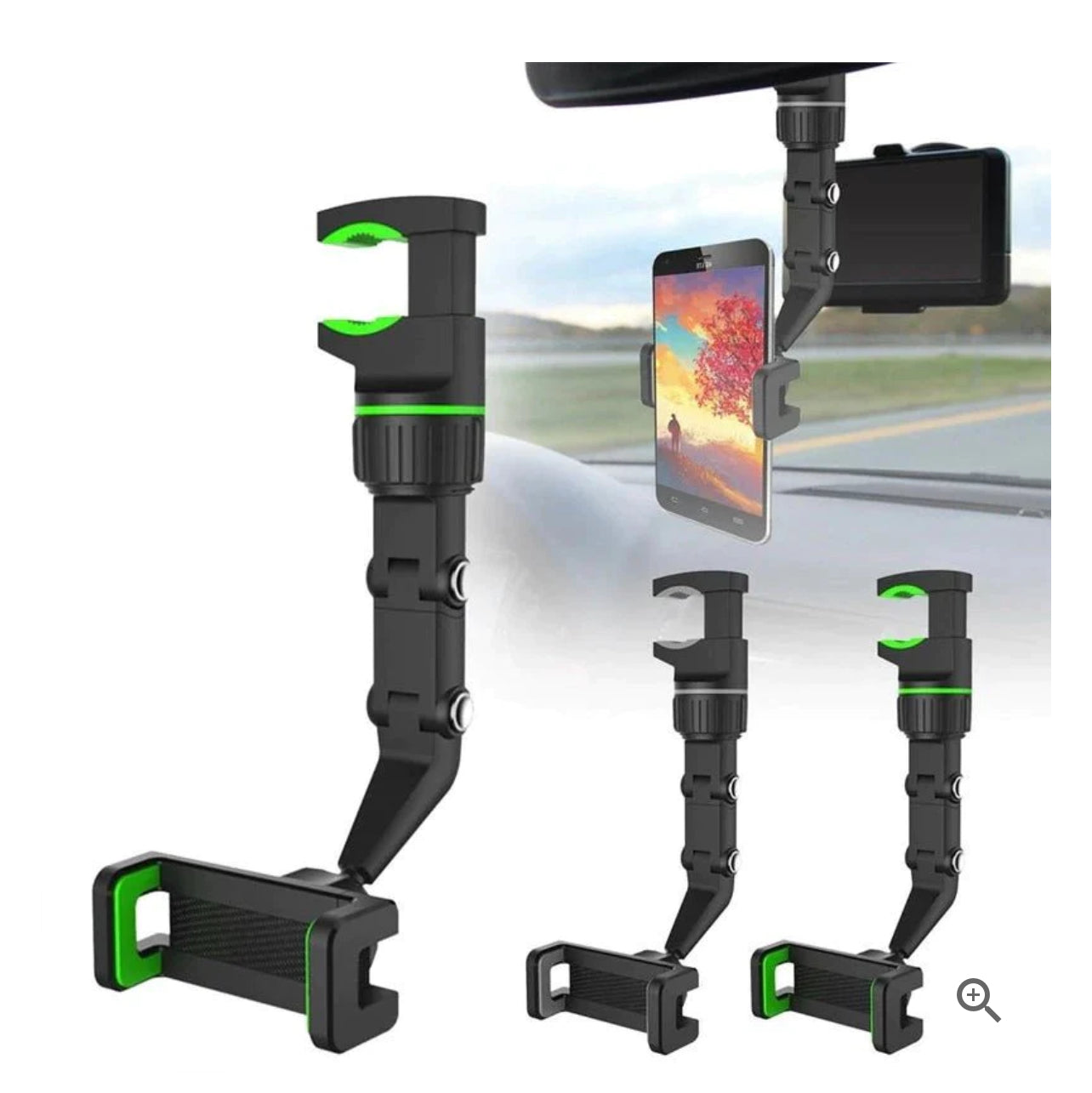 Soporte para retrovisor celular 360º